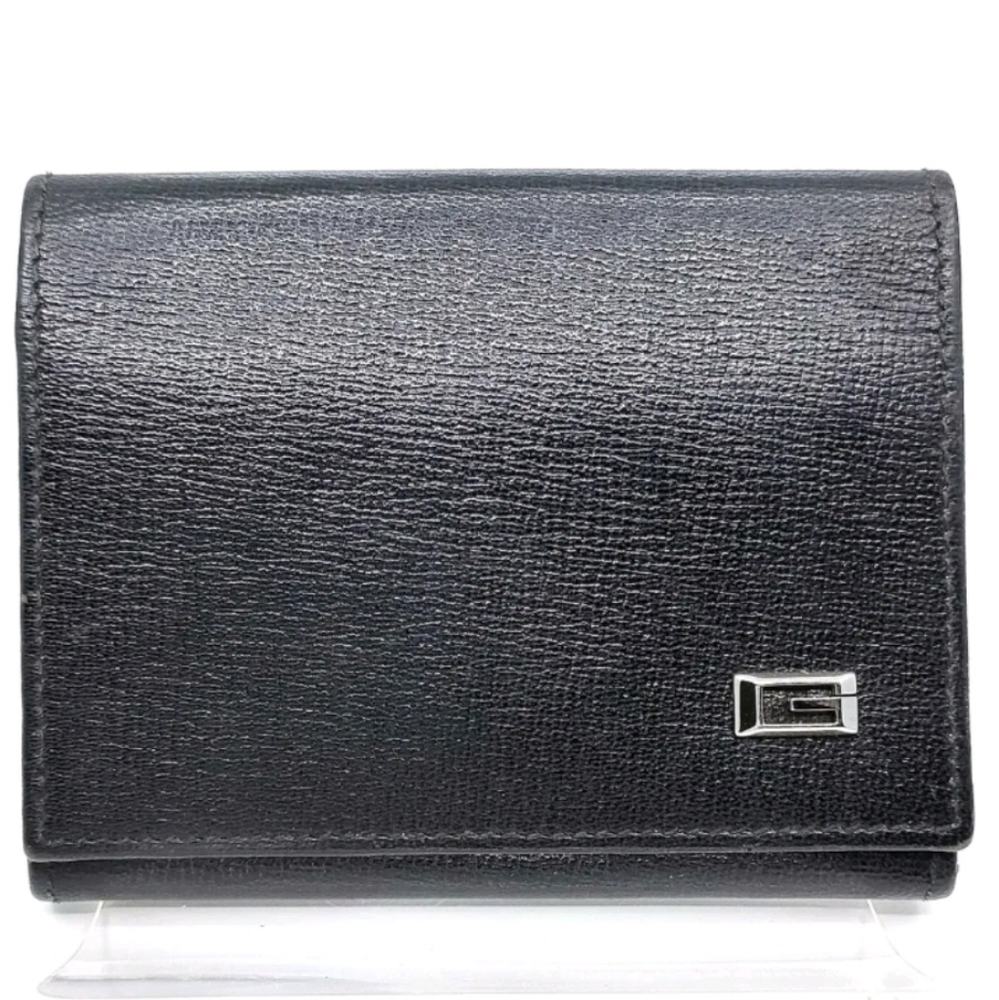 Gucci Card case  Black  Leather